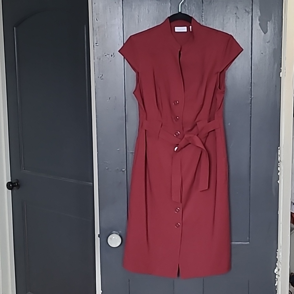NY Co. Stretch cap sleeve dress